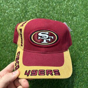 Vintage San Francisco 49ers Hat – Logo Athletic – Red/Gold – Adjustable